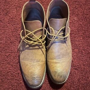 Men's Tan Leather Shoes